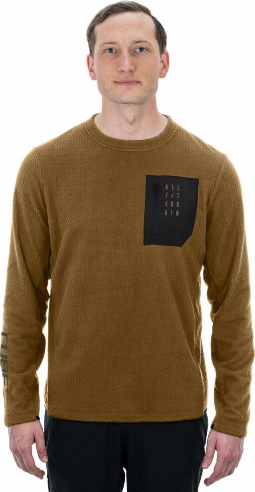 CUBE Atx Fleecetrikot L/S Braun