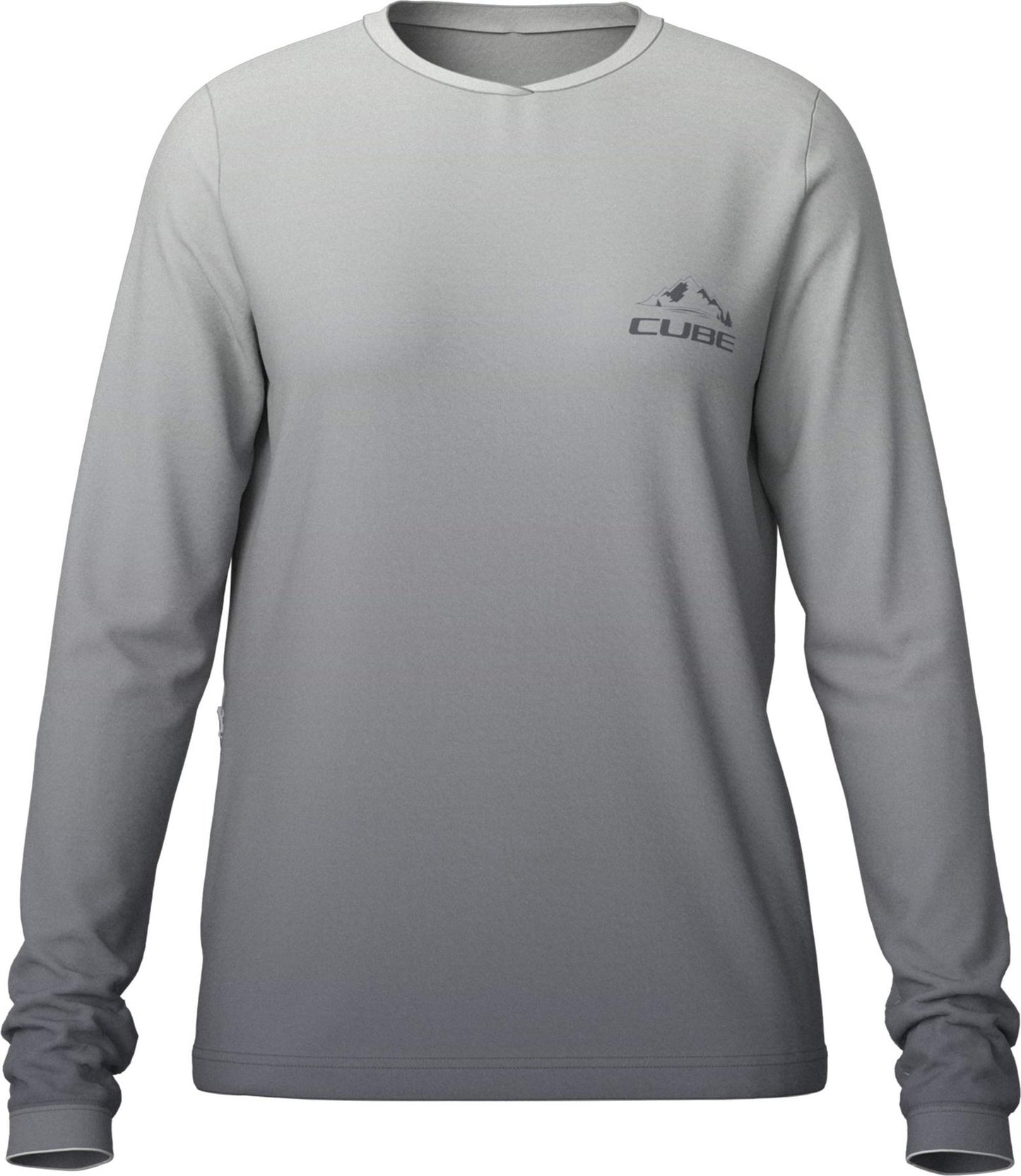 CUBE MTB WS ROUND NECK JERSEY SOFT TOUCH L/S GREY XL (42)