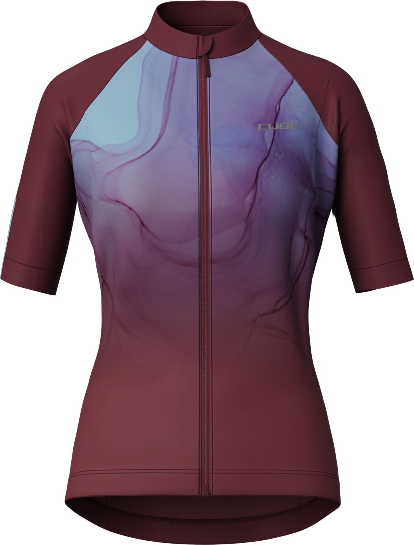 CUBE ROAD/XC WS JERSEY ARTLINE S/S BORDEAUX XXL (44)