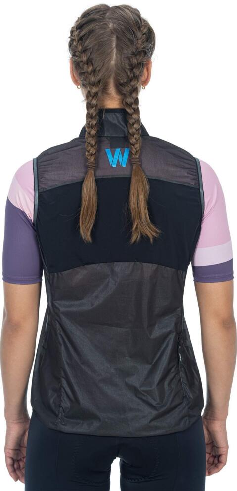 Chaleco cortavientos CUBE Teamline Ws Repulse negro