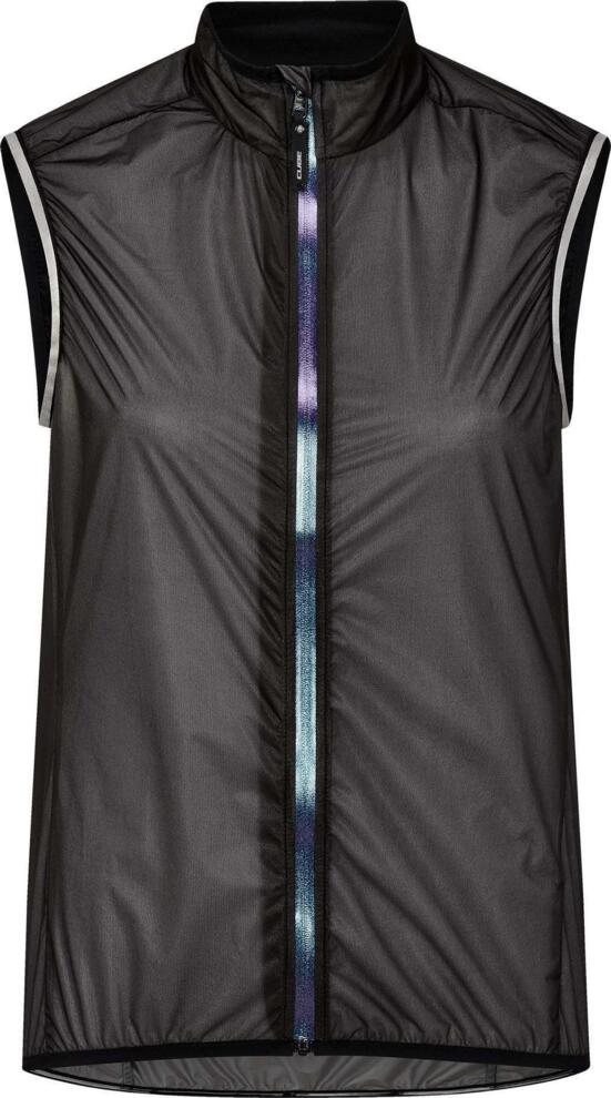 Chaleco cortavientos CUBE Teamline Ws Repulse negro