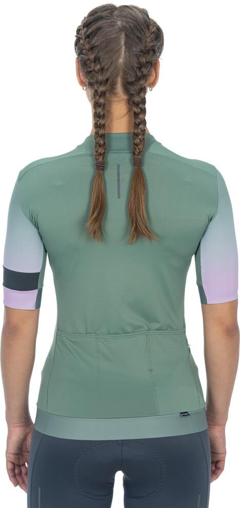 CUBE Blackline Ws Jersey Fade S/S Grün/Violett