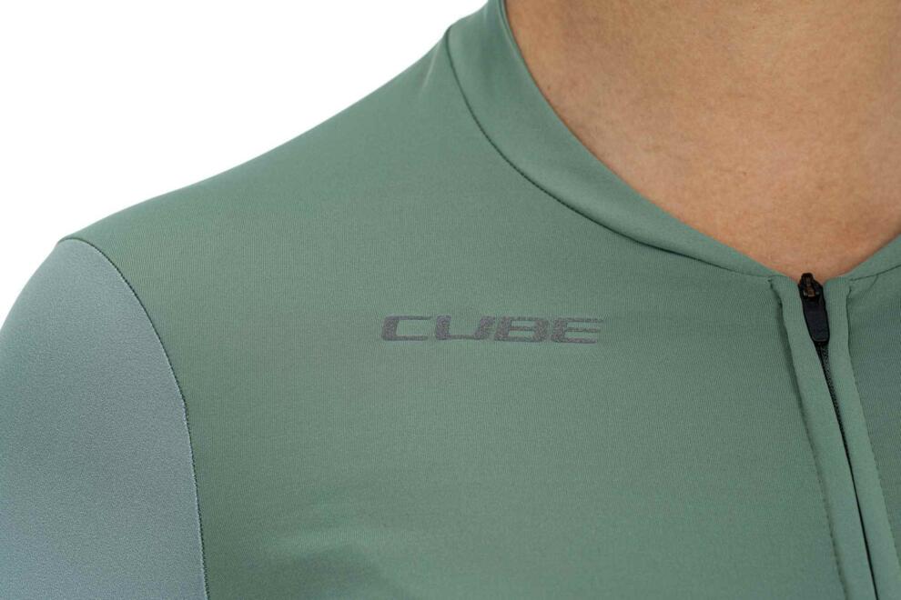 CUBE Blackline Ws Jersey Fade S/S Grün/Violett