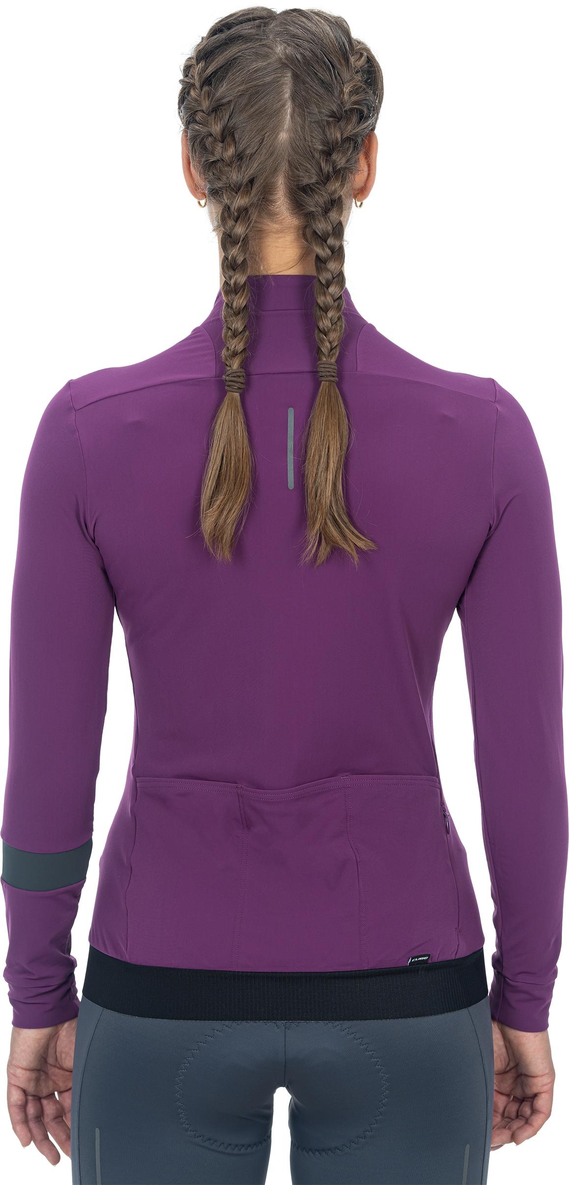 CUBE Blackline Ws Trikot L/S Violett
