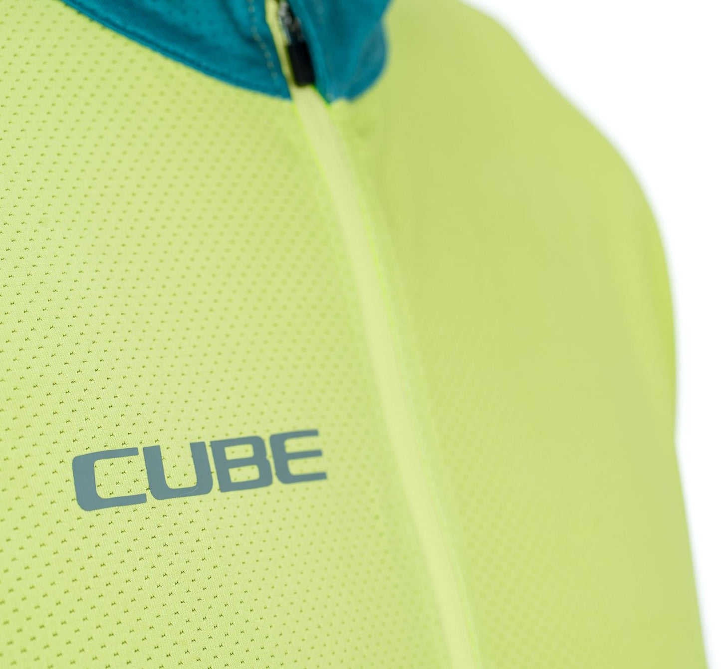 CUBE Atx Jersey Half Zip Cmpt S/S Grün/Limette