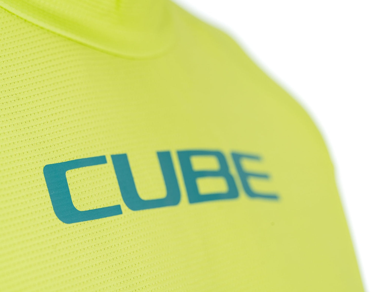 CUBE Atx Rundhalstrikot S/S Lime