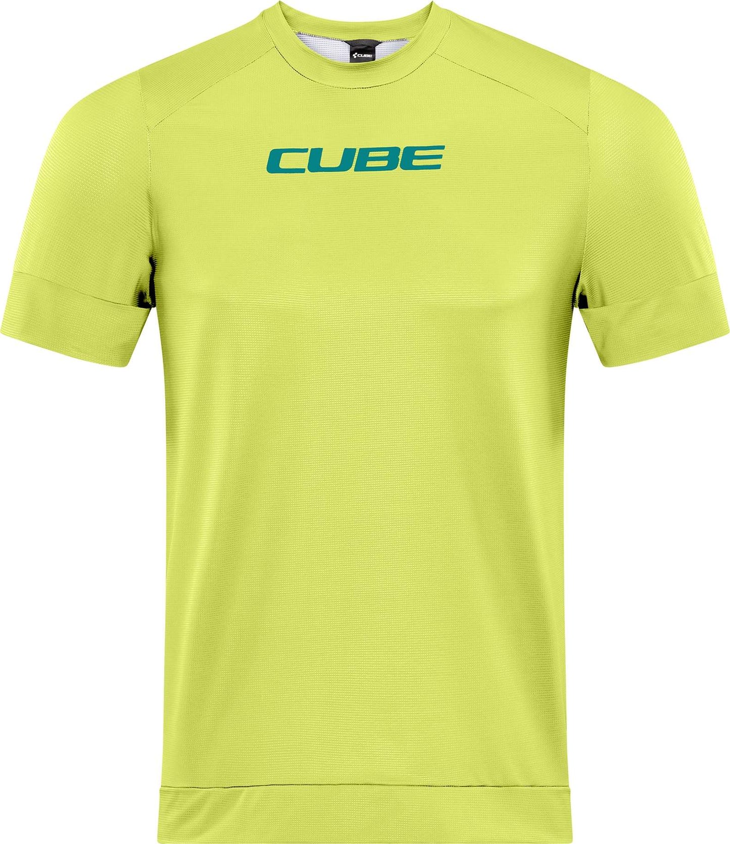 CUBE Atx Rundhalstrikot S/S Lime