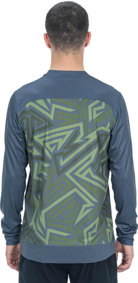 CUBE Atx Round Neck Jersey Tm L/S Oliv/Grau