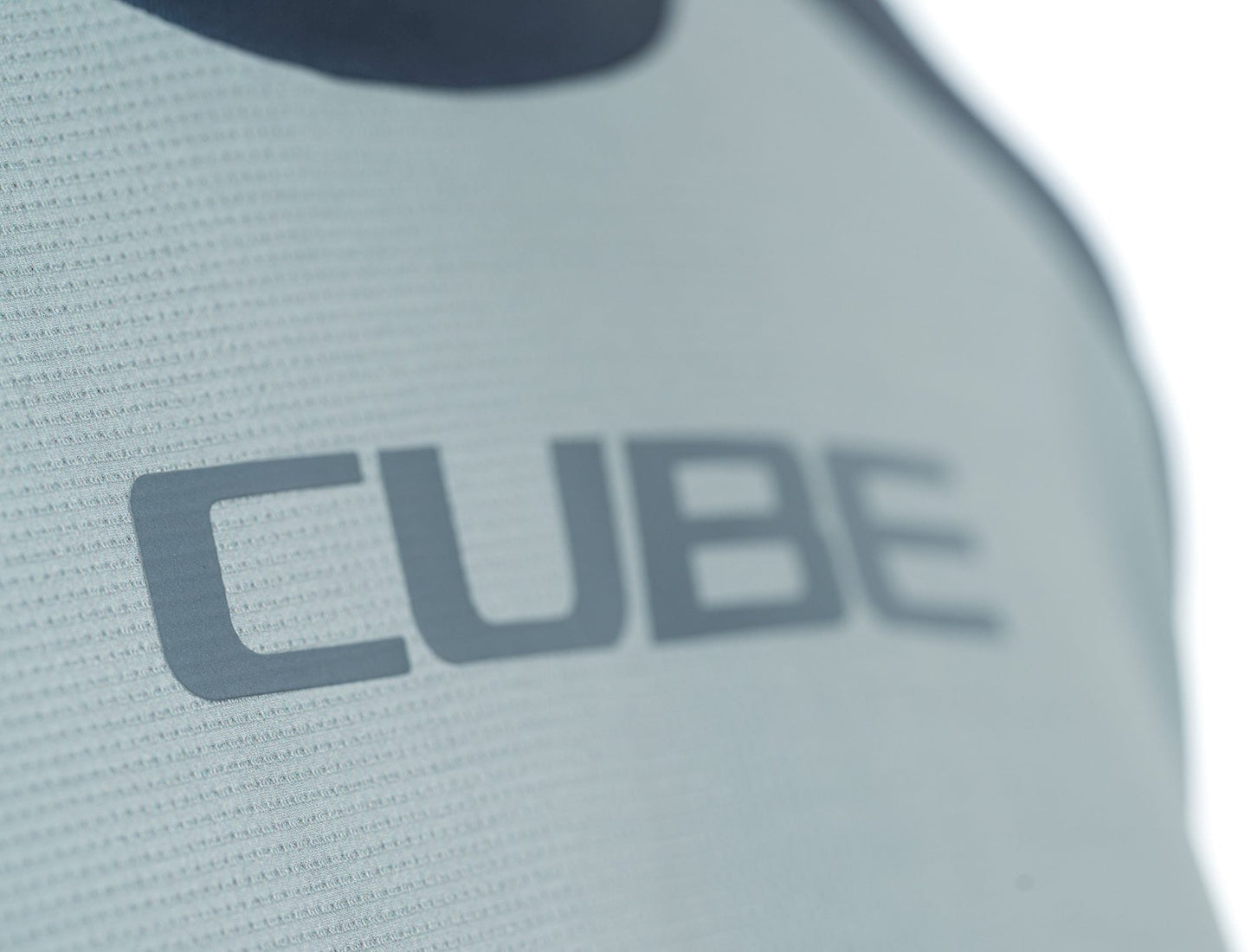 CUBE Atx Rundhalstrikot L/S Grau/Anthrazit