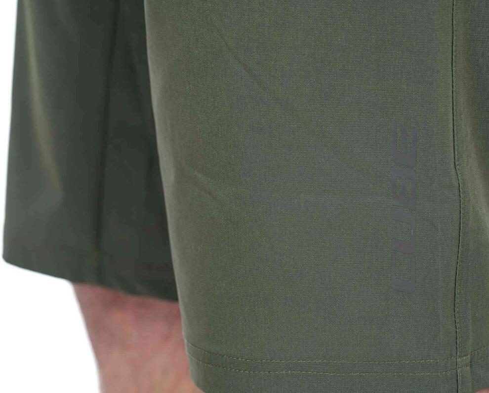 CUBE Atx Baggy Shorts Cmpt Dunkeloliv