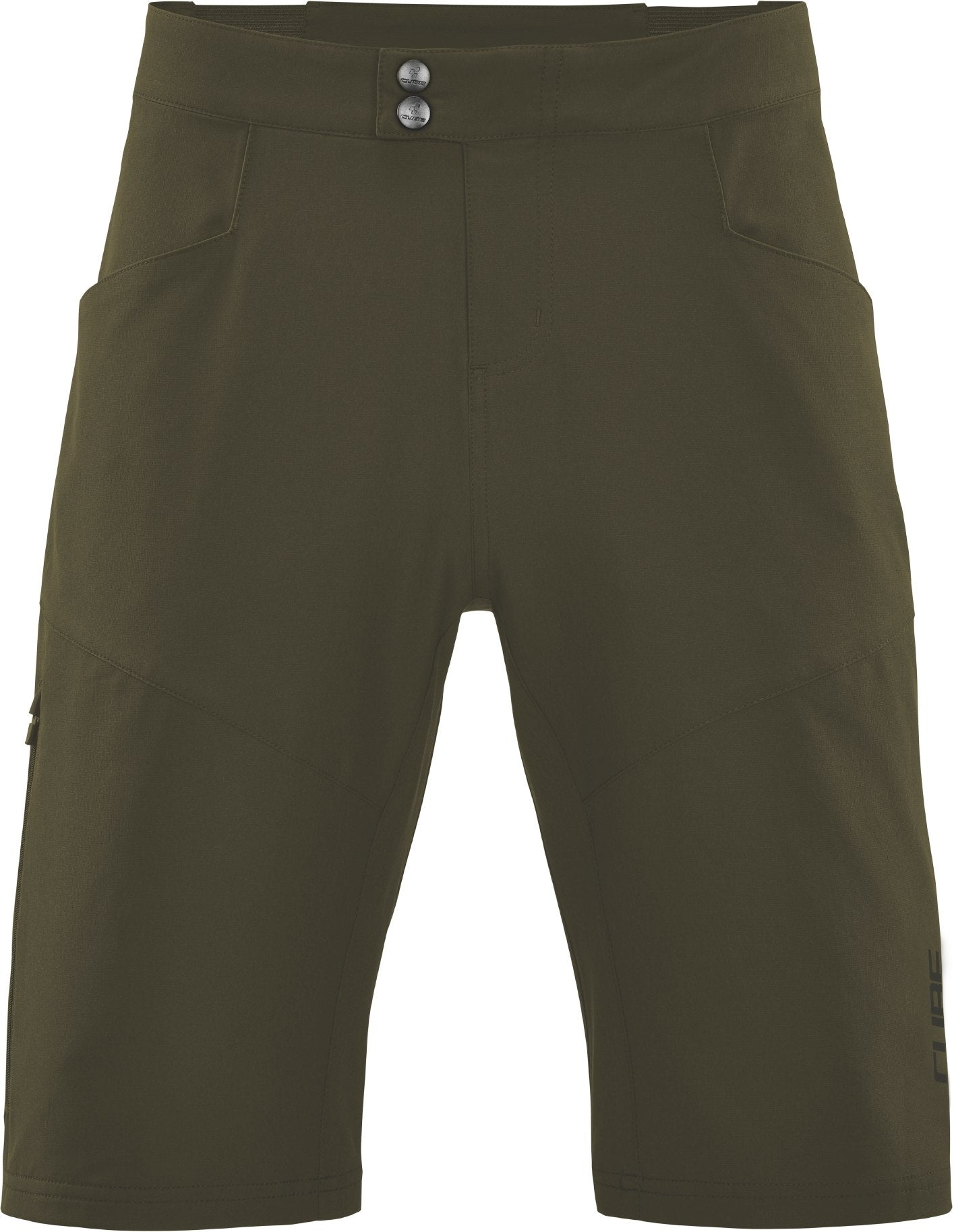 CUBE Atx Baggy Shorts Cmpt Dunkeloliv