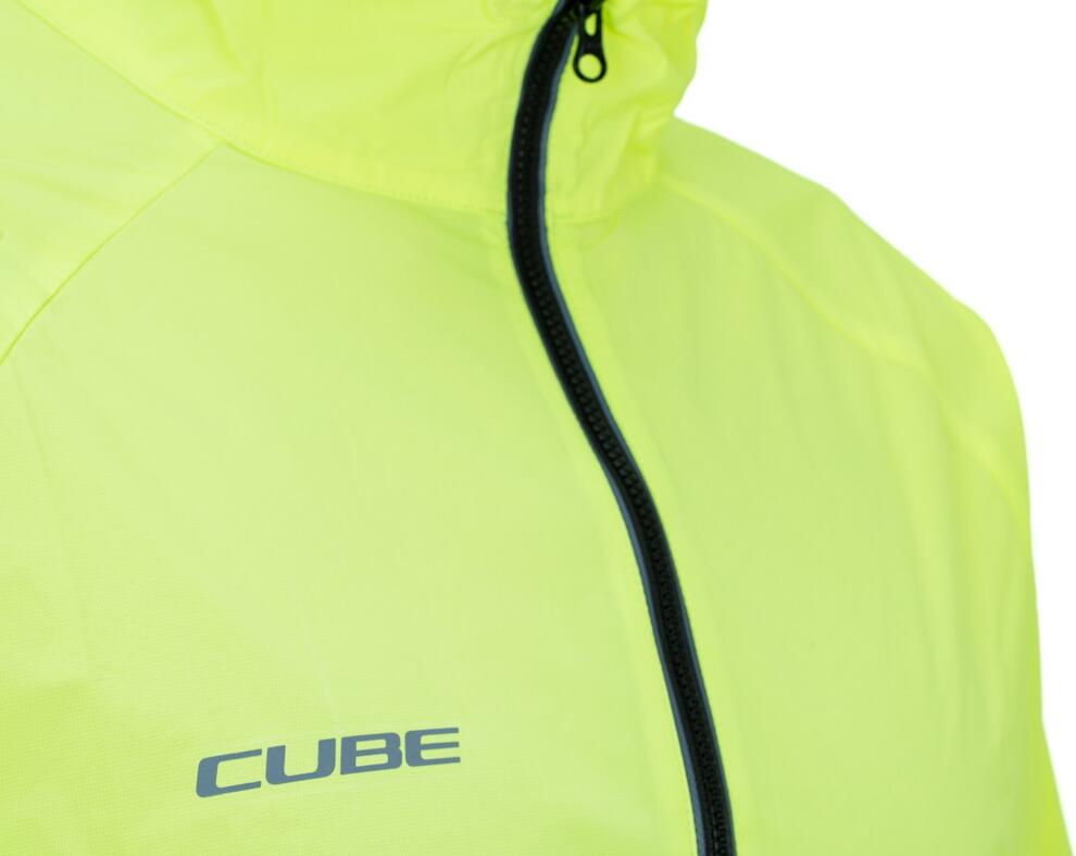 Chaqueta cortavientos CUBE ATX Cmpt amarilla neón