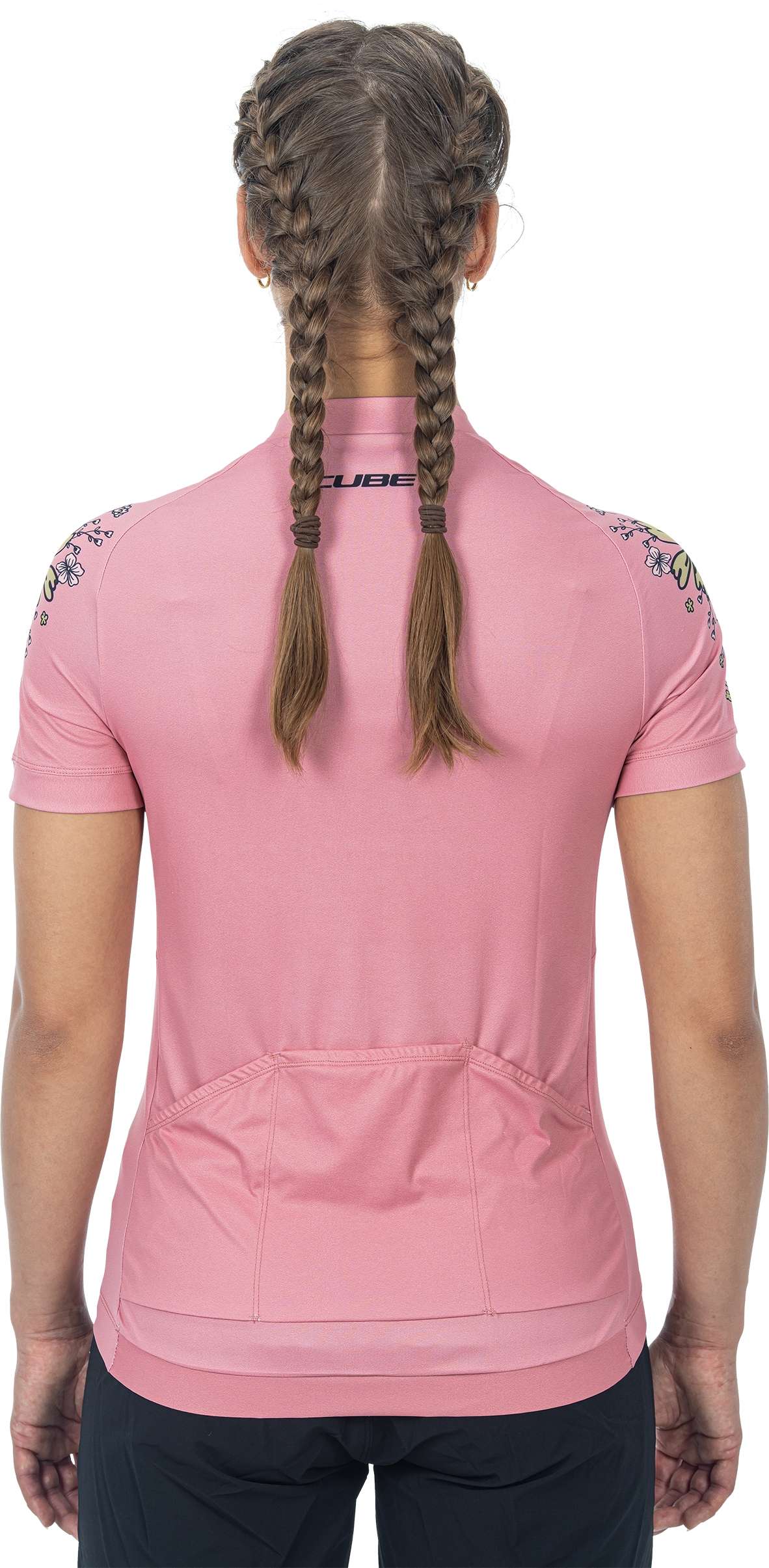 CUBE Atx Ws Trikot Full Zip Cmpt S/S Koralle