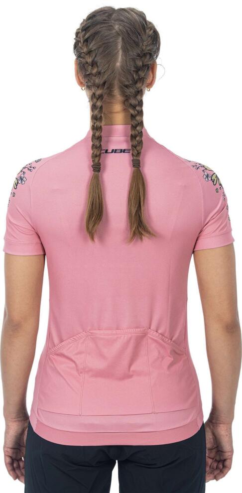 CUBE Atx Ws Trikot Full Zip Cmpt S/S Koralle
