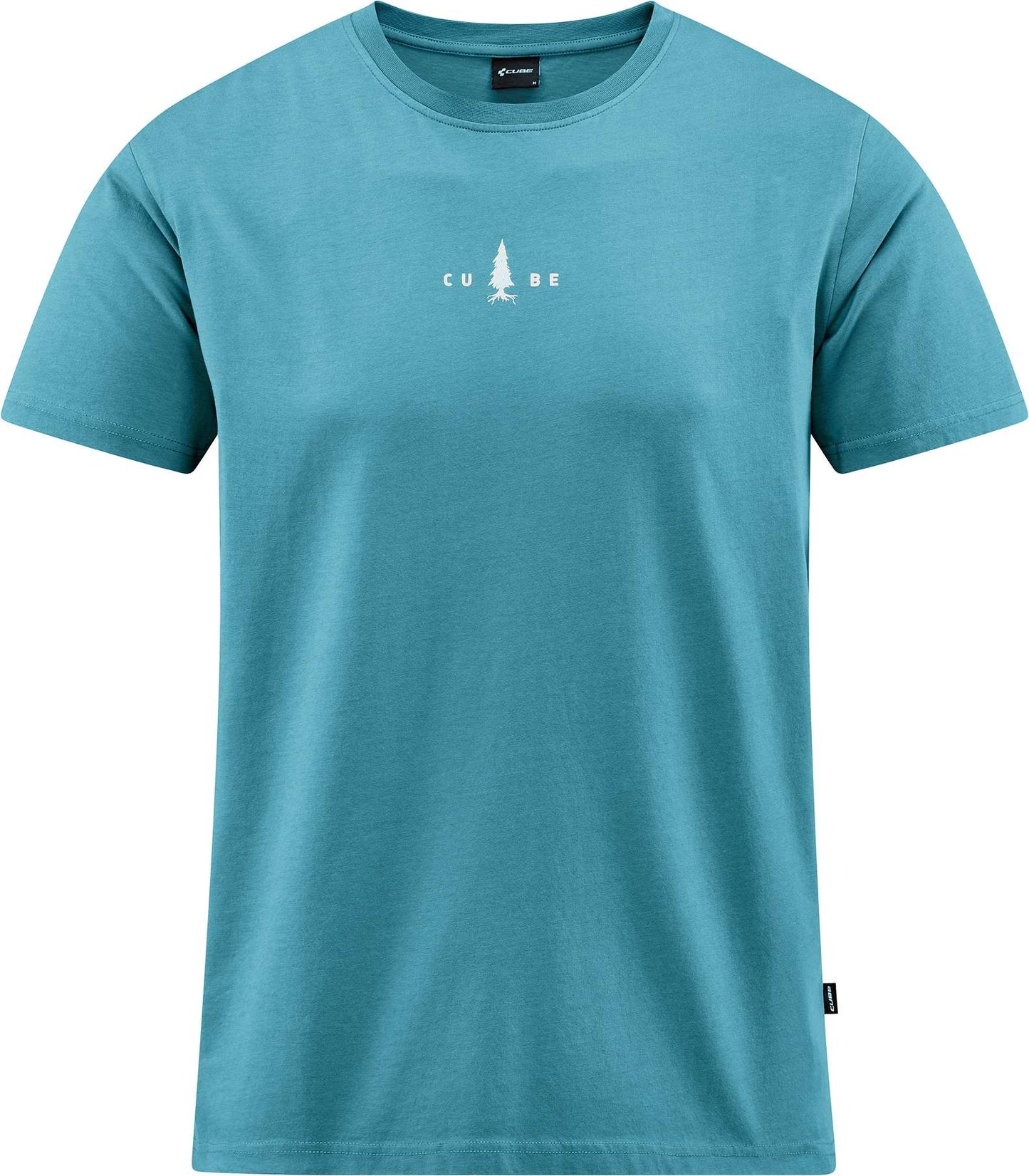 CUBE Organic T-Shirt Fichtelberg Grau/Koralle