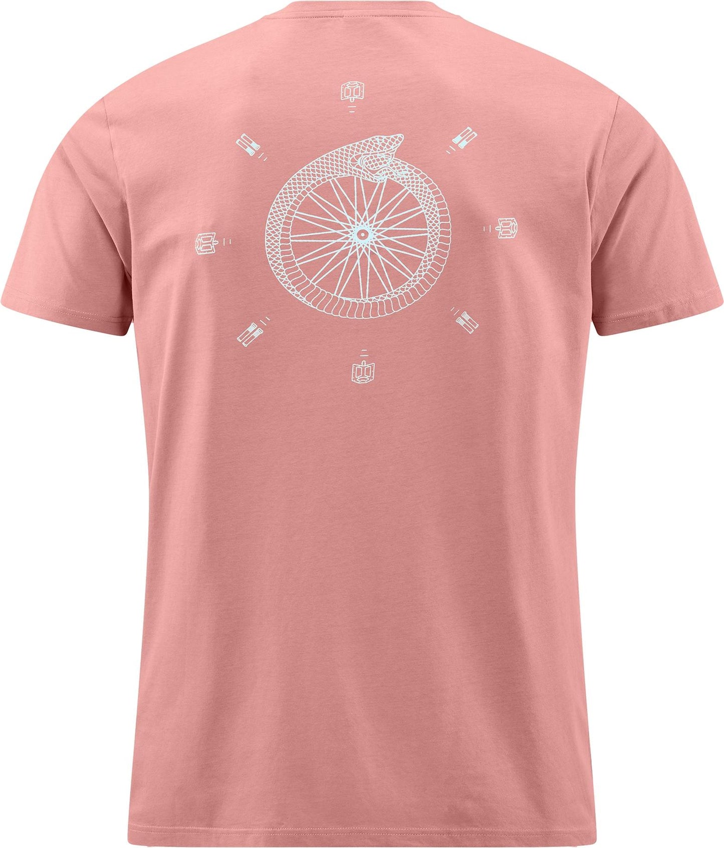 CUBE Organic T-Shirt Snake Gty Fit Hellrot