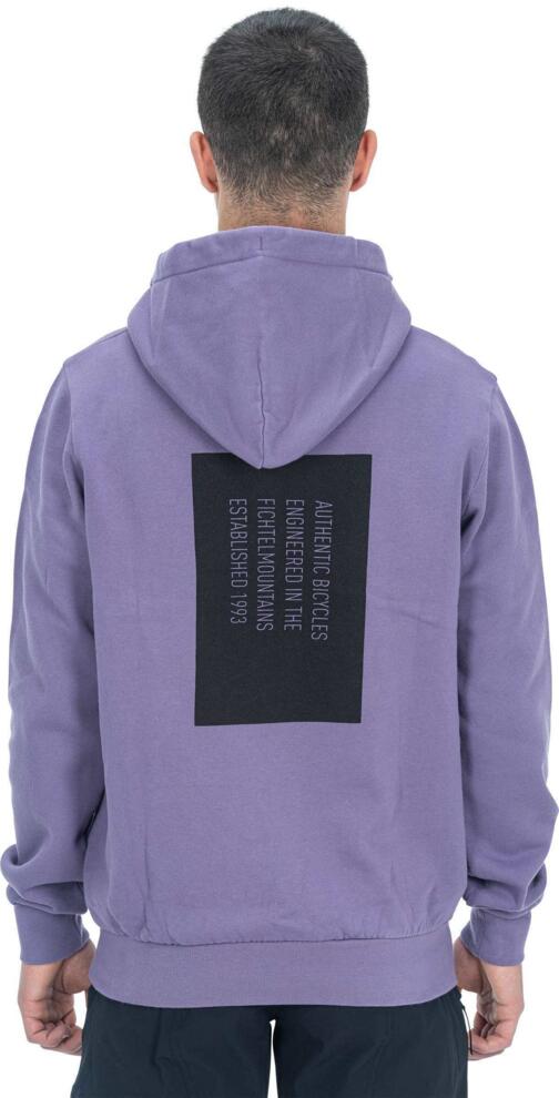 Sudadera con capucha orgánica CUBE violeta