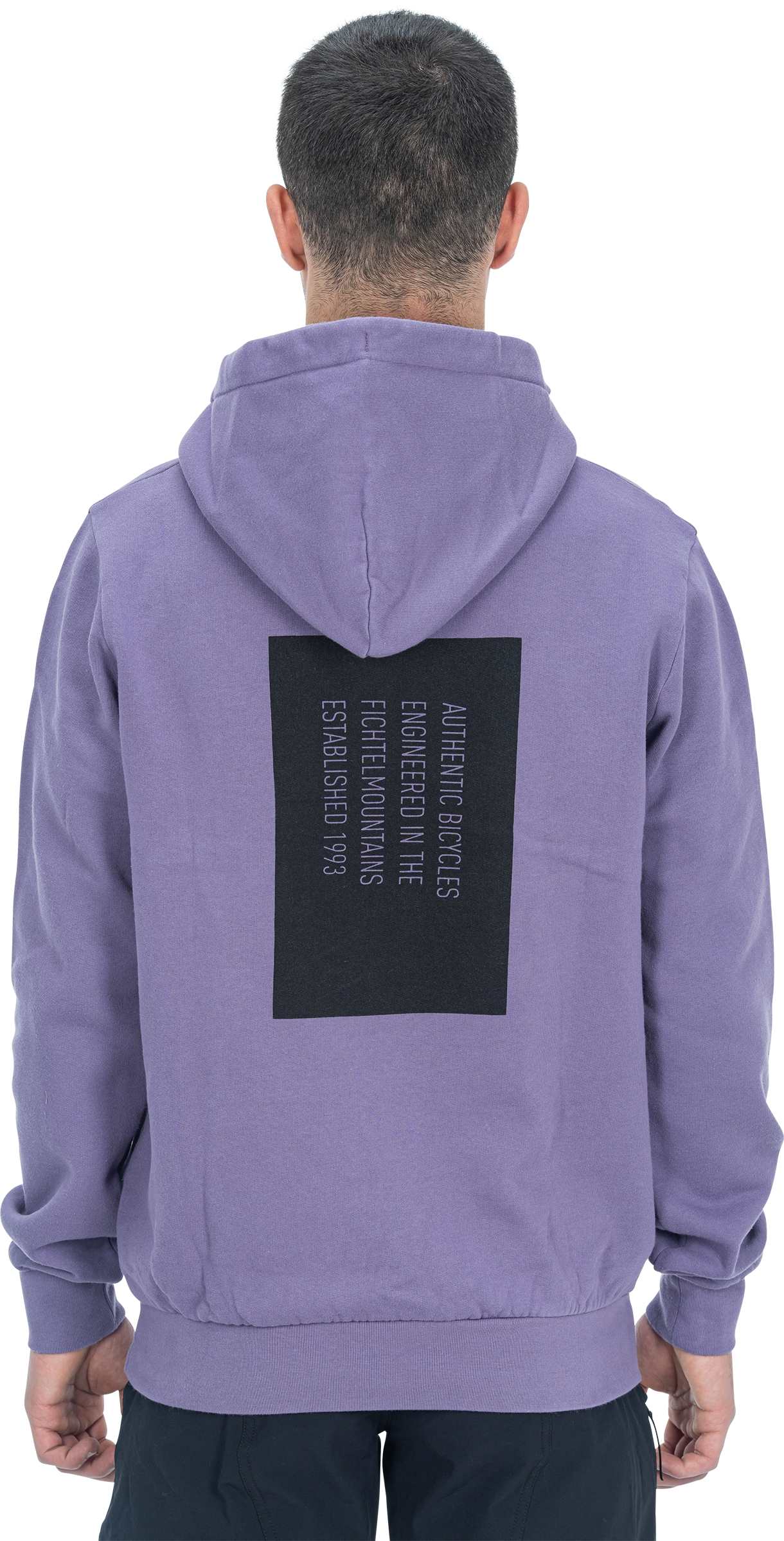 Sudadera con capucha orgánica CUBE violeta