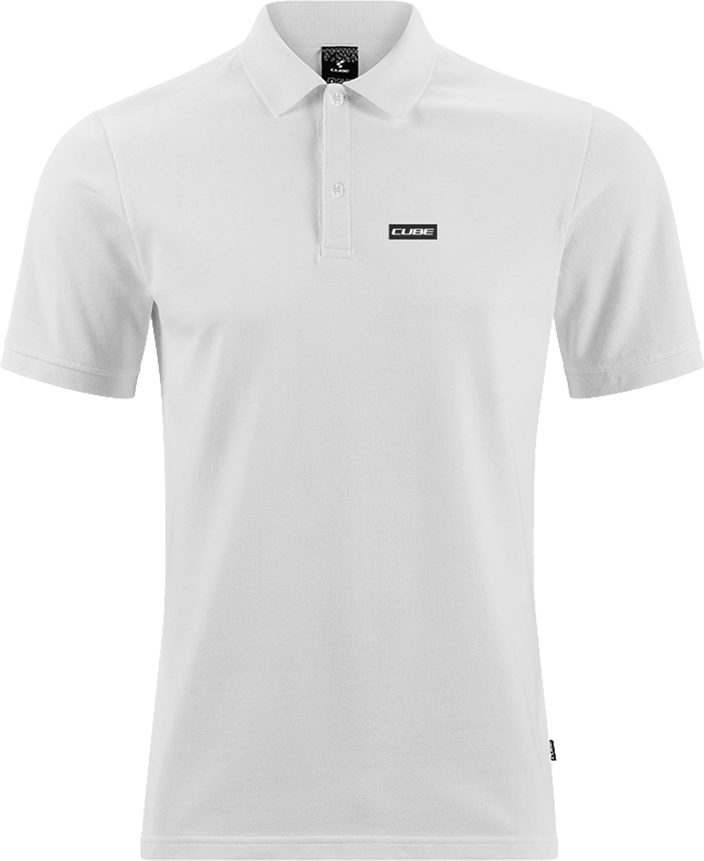 CUBE Bio Poloshirt Weiß