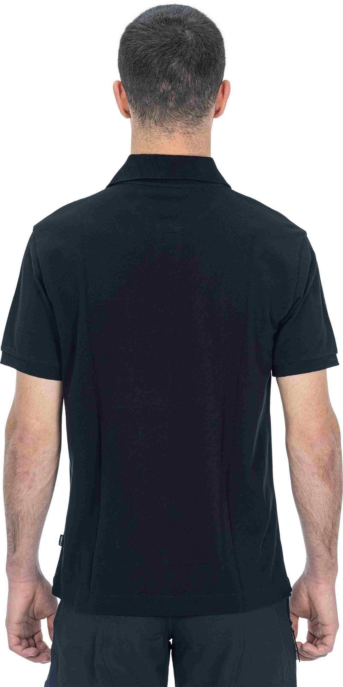 CUBE Organic Poloshirt Schwarz