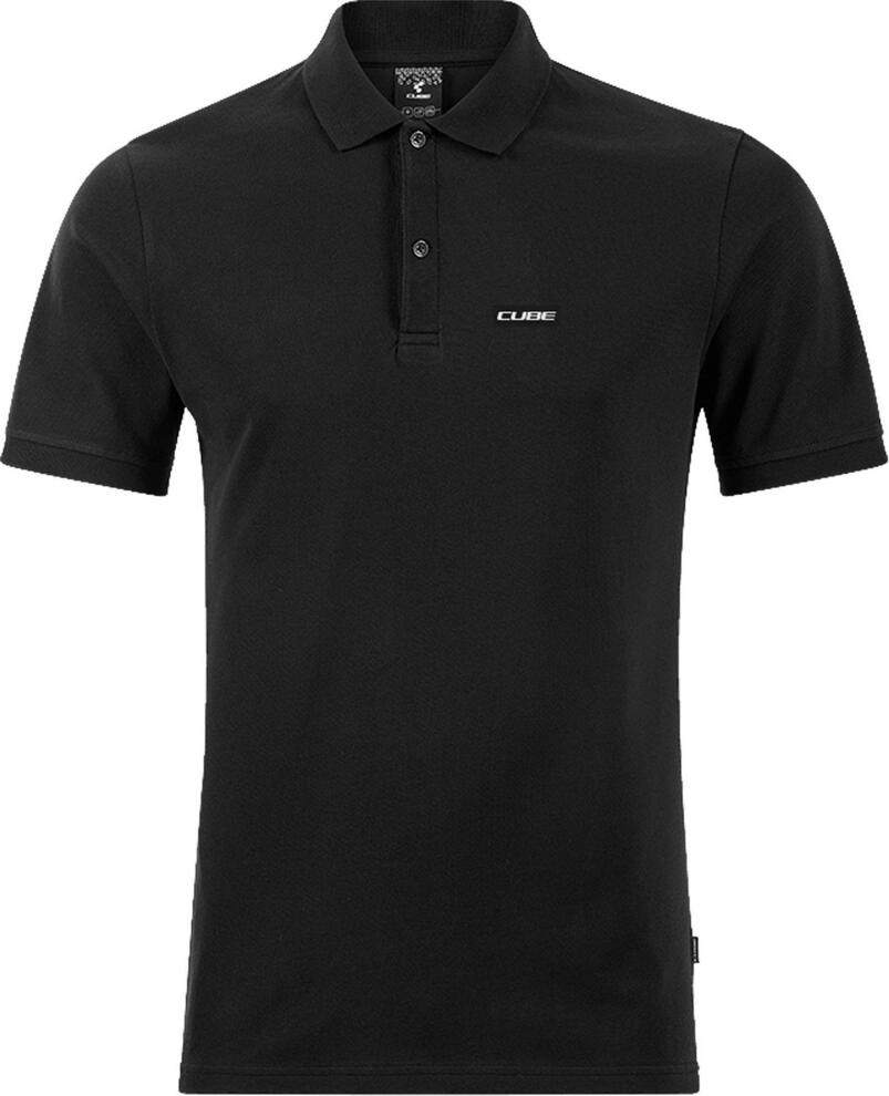 CUBE Organic Poloshirt Schwarz