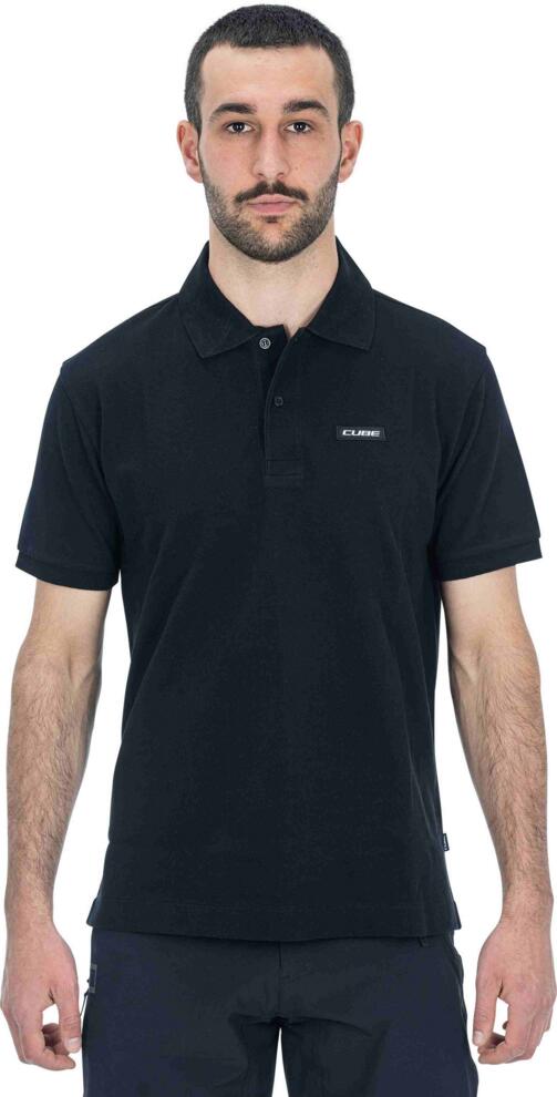 CUBE Organic Poloshirt Schwarz