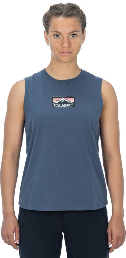 CUBE Organic Ws Tank Top Summit Anthracite