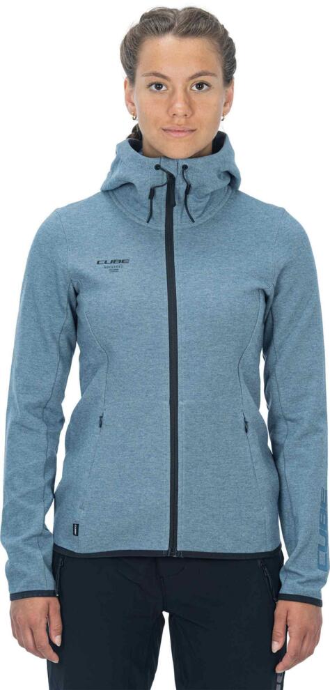 CUBE Ws Zip Hoodie Advanced Blue