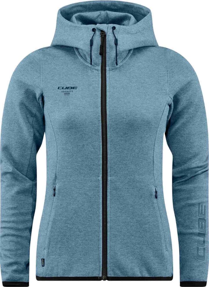 CUBE Ws Zip Hoodie Advanced Blue