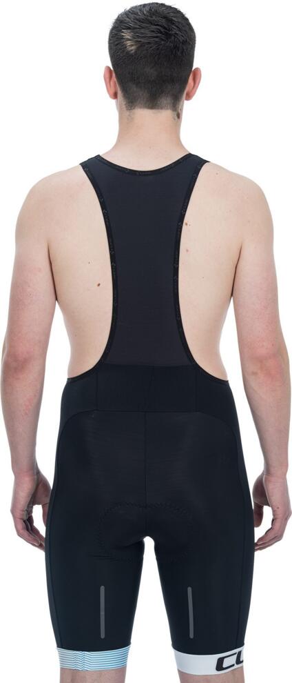 Culotte con tirantes CUBE Teamline negro/blanco