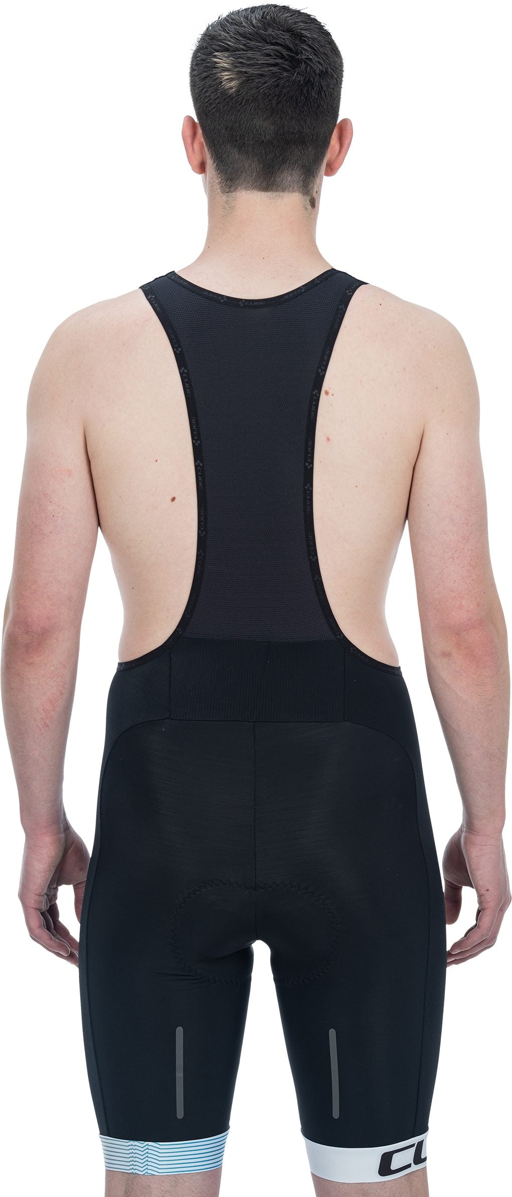 Culotte con tirantes CUBE Teamline negro/blanco