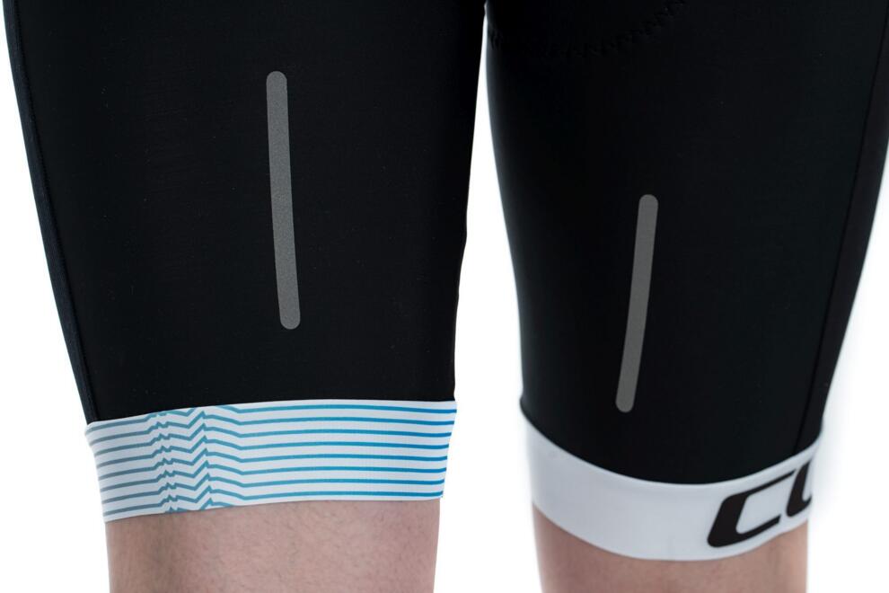 Culotte con tirantes CUBE Teamline negro/blanco