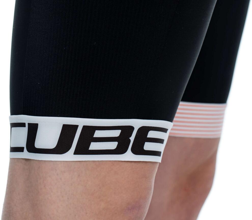 Culotte con tirantes CUBE Teamline negro/blanco