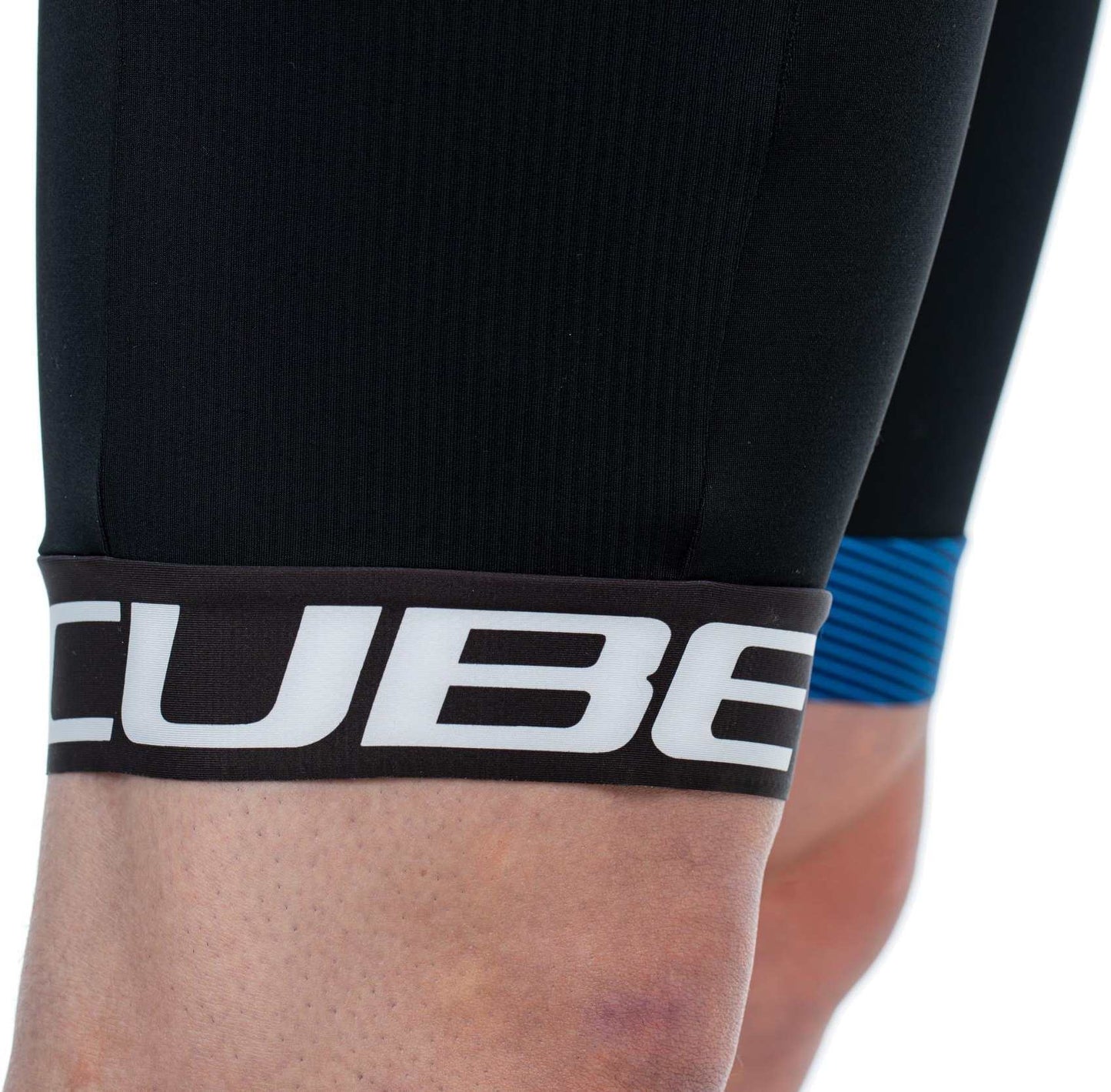 Culotte con tirantes CUBE Teamline negro/azul