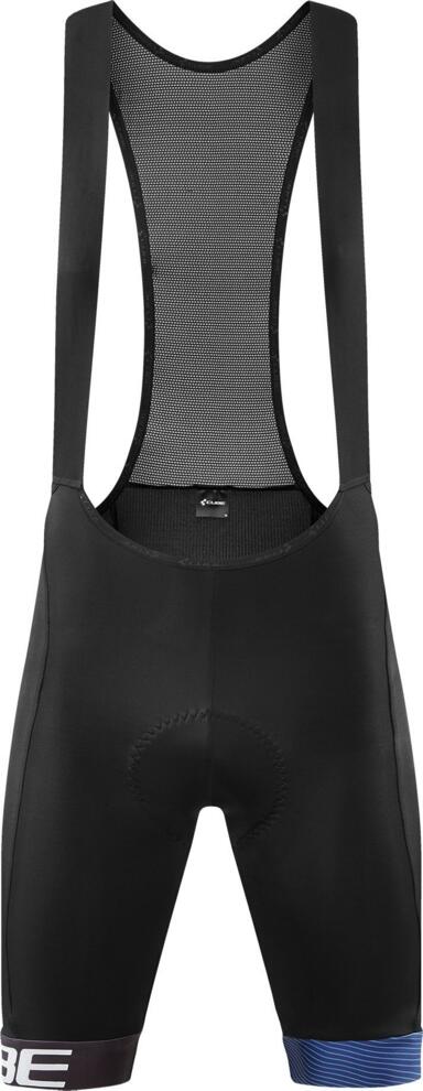 Culotte con tirantes CUBE Teamline negro/azul