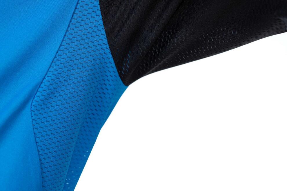 CUBE Teamline Roundneck Trikot S/S Schwarz/Blau/Rot