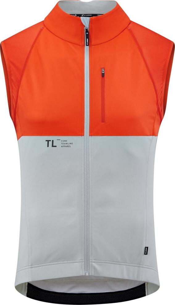 Chaqueta multifuncional CUBE Teamline roja/gris