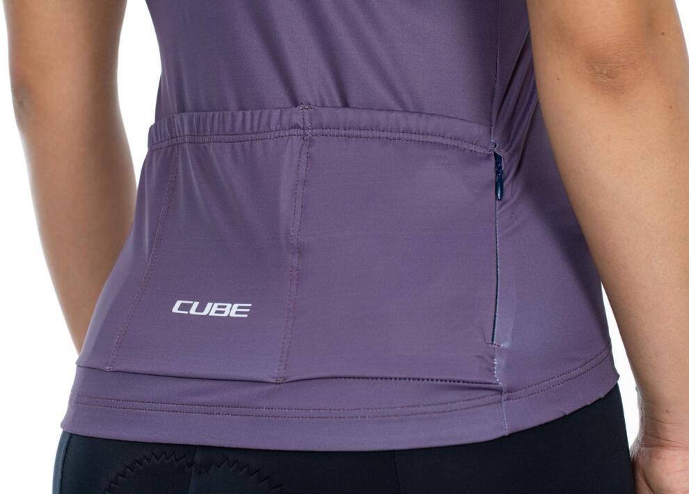CUBE Teamline Ws Jersey M/C Violeta/Rosa