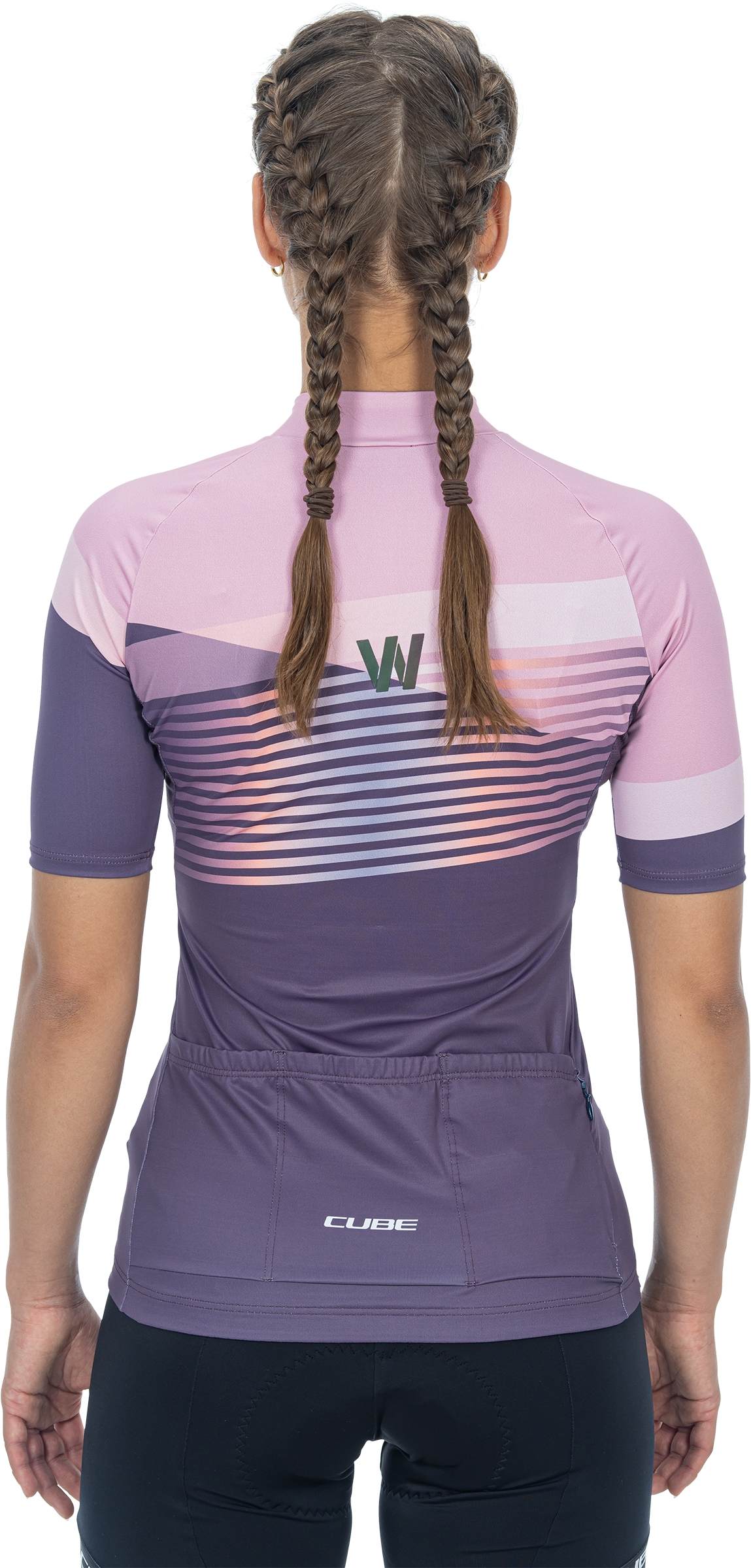 CUBE Teamline Ws Jersey M/C Violeta/Rosa