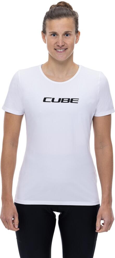 Cube Organic Ws T-Shirt Classic Logo Weiß