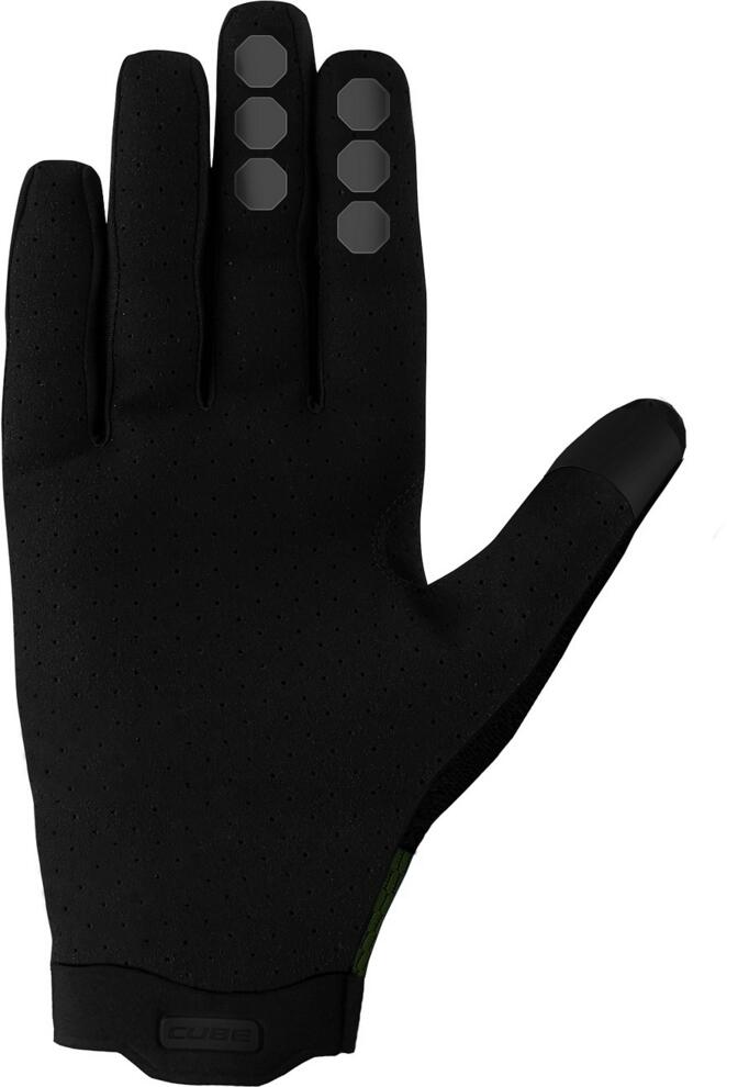 Cube Handschuhe Gravity Long Finger Tm Oliv/Grau