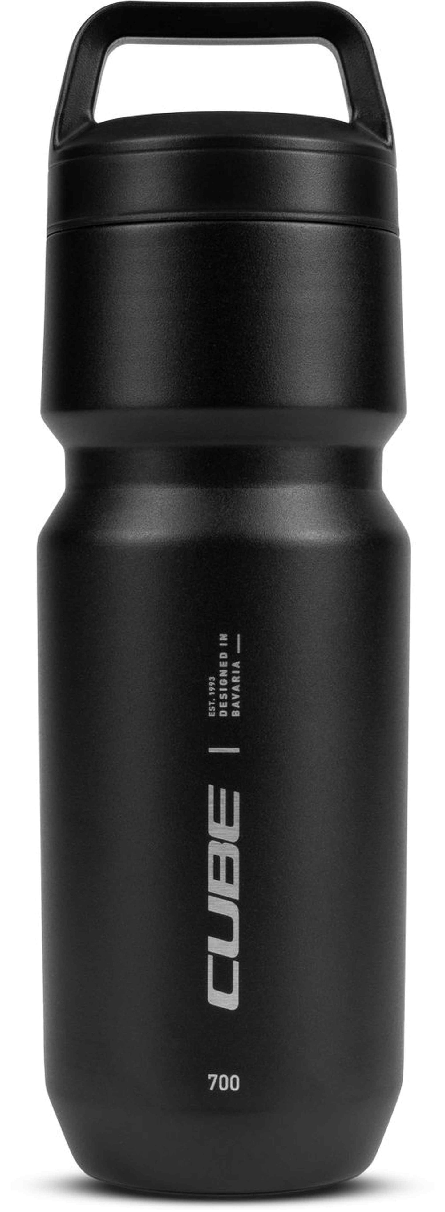 CUBE STAINLESS STEEL BOTTLE ARC 700 BLACK