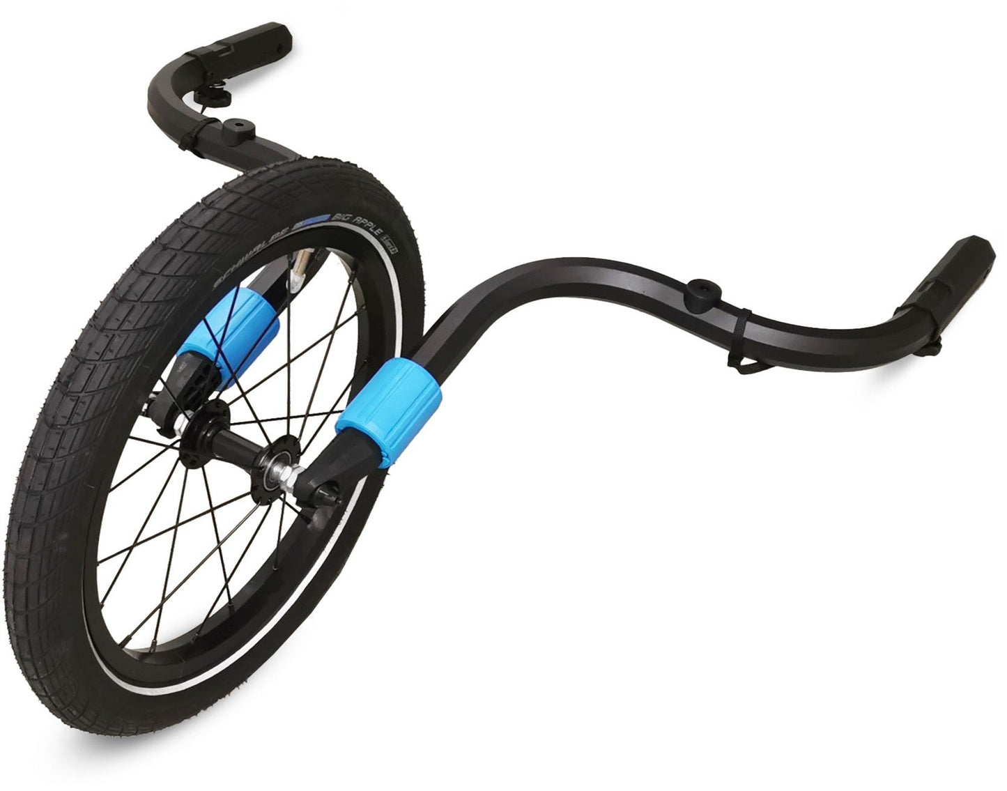 Kit para jogger CUBE para niños, remolque doble Cmpt, color negro