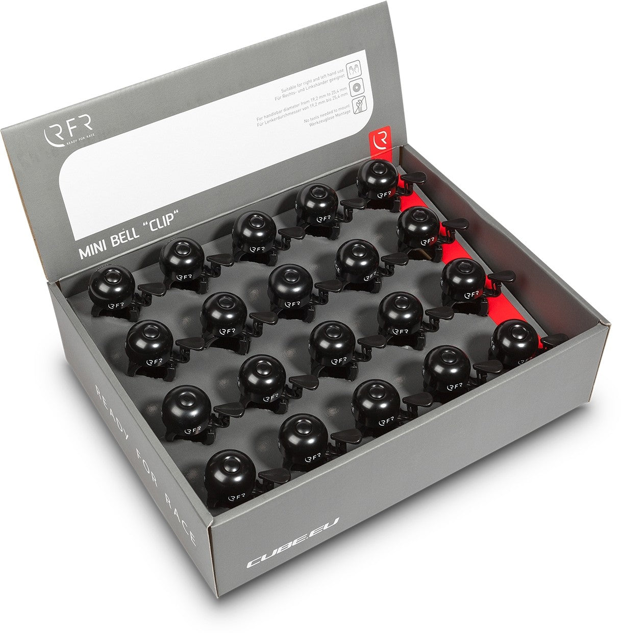 Clip para caja de campana RFR, 20 unidades