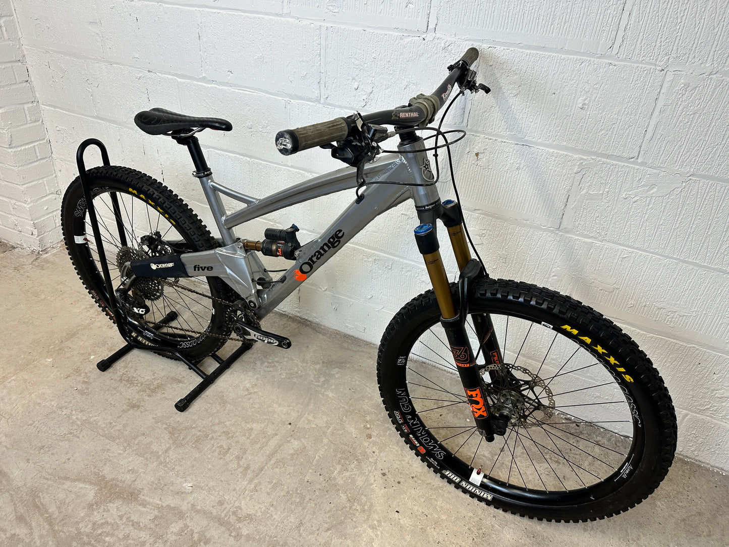 Orange Five Pro 2018 Chrome Full Suspension Mountain Bike