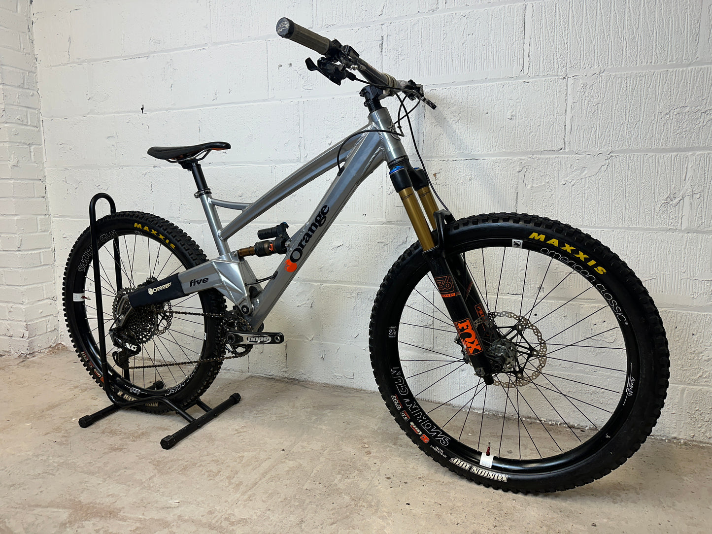 Orange Five Pro 2018 Chrome Full Suspension Mountain Bike