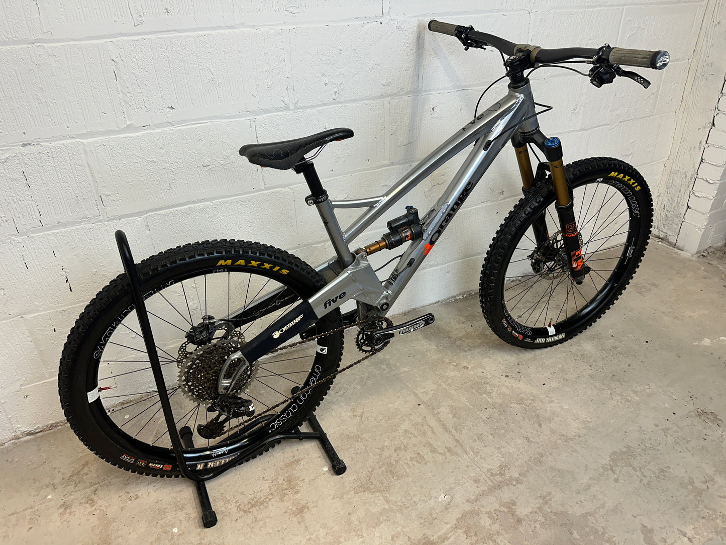 Orange Five Pro 2018 Chrome Full Suspension Mountain Bike