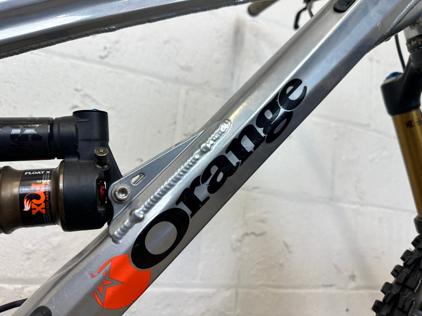 Orange Five Pro 2018 Chrome Full Suspension Mountain Bike