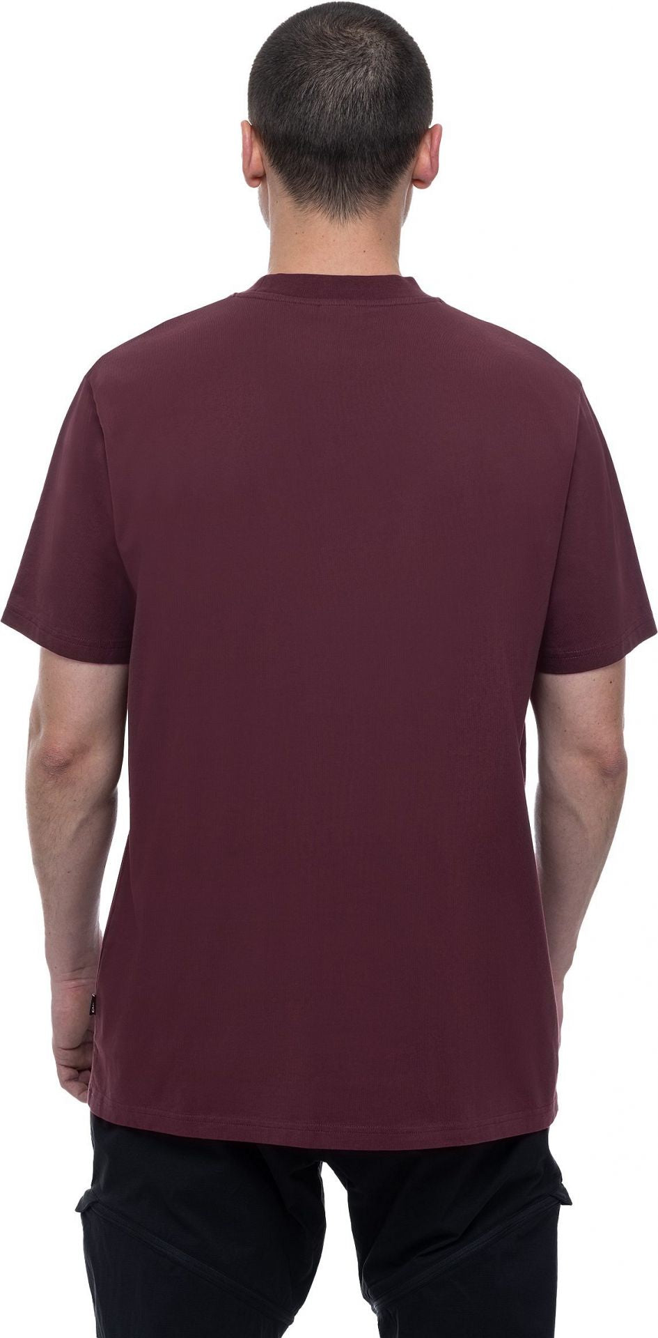CUBE ORGANIC T-SHIRT SCRIPT GTY FIT PLUM