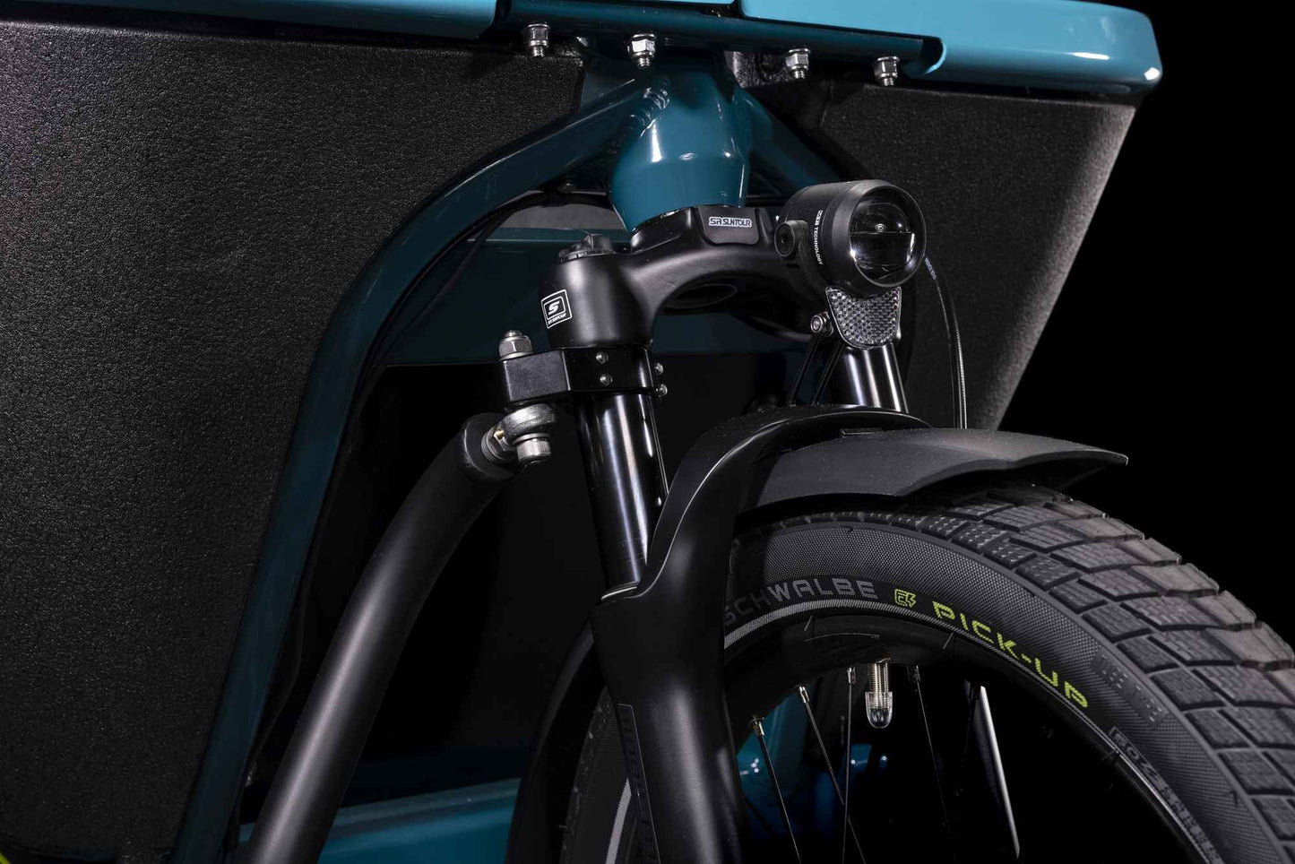 CUBE Cargo Hybrid 500 Blue/Lime 2025